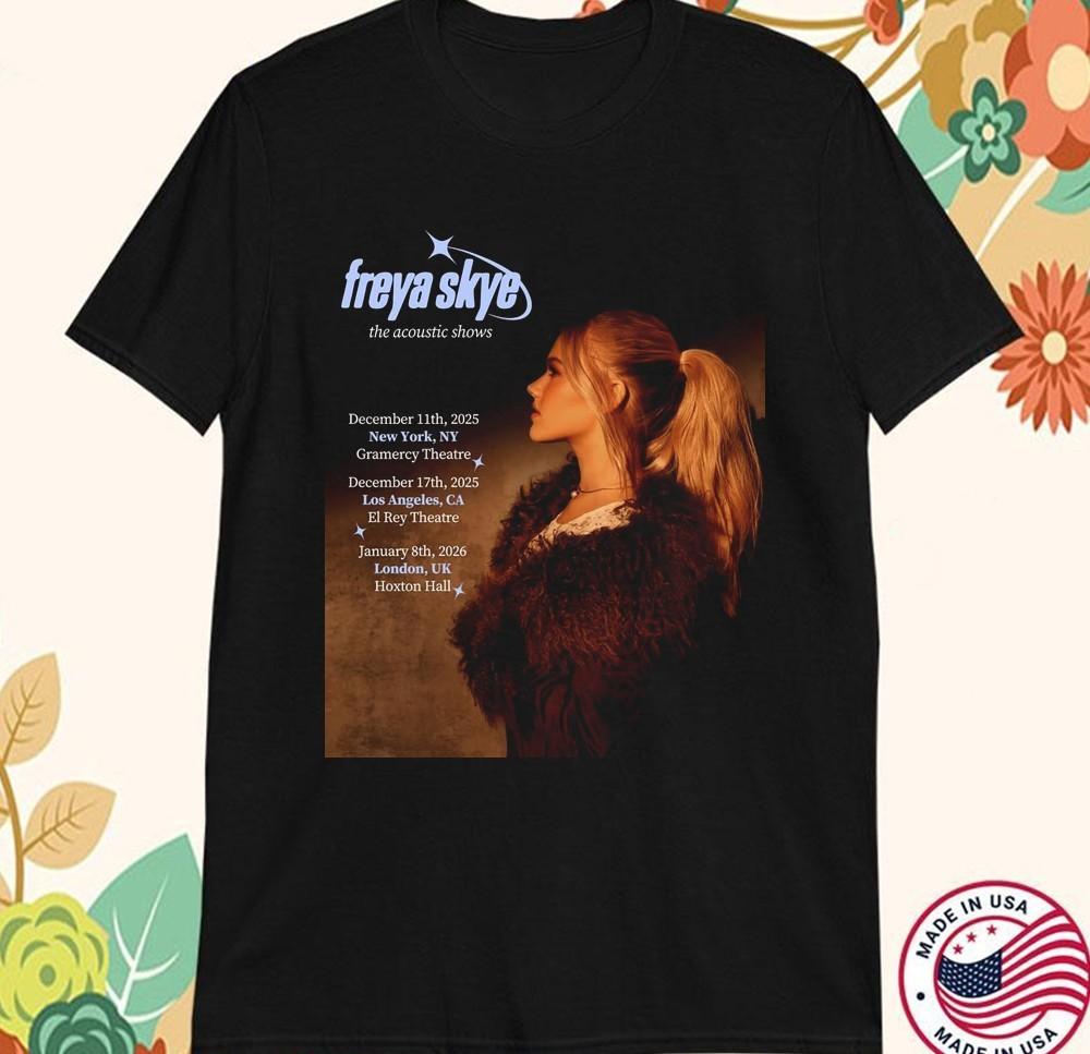 

Retro Freya Skye Tour 2026 Cotton All Size Shirt C22.99 Unisex T-Shirt L