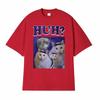 Funny Huh Meme Cat Humor T Shirt Trending Unisex Fashion Vintage Tee Shirt Unisexs Summer Casual Cotton Short Sleeve Tshirt Tops