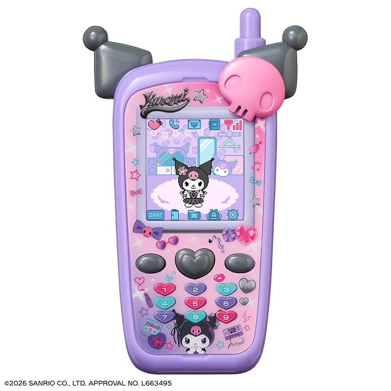 [Bandai] Zutto X 2 Nakayoshi Keitai Sanrio Characters KUROMI Ver. Recommended Age: 6 Years and Up