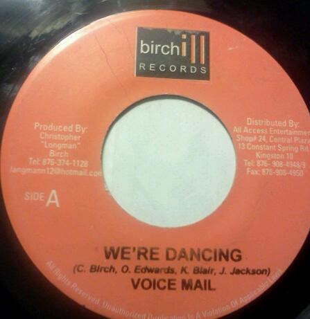 7inch Record VOICEMAIL - We're Dancing NONE Birchill Record 2006 Jamaica Reggae, Ska & Dub Used