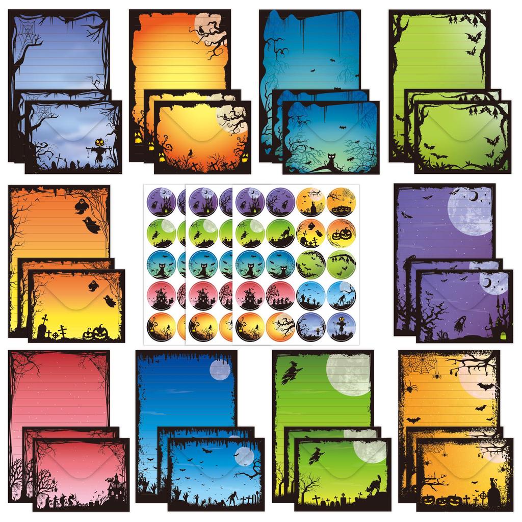Set di Buste Regalo Letterarie Creative ad Acquerello da 160 Pezzi