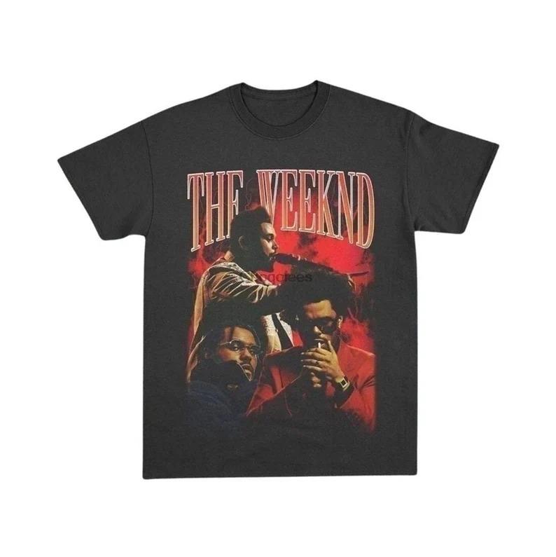 The Weeknd Beauty Behind the Madness Broken Portrait Retro Graphic Unisex Casual TShirt for RB Pop Fans Women And Men Tshirt