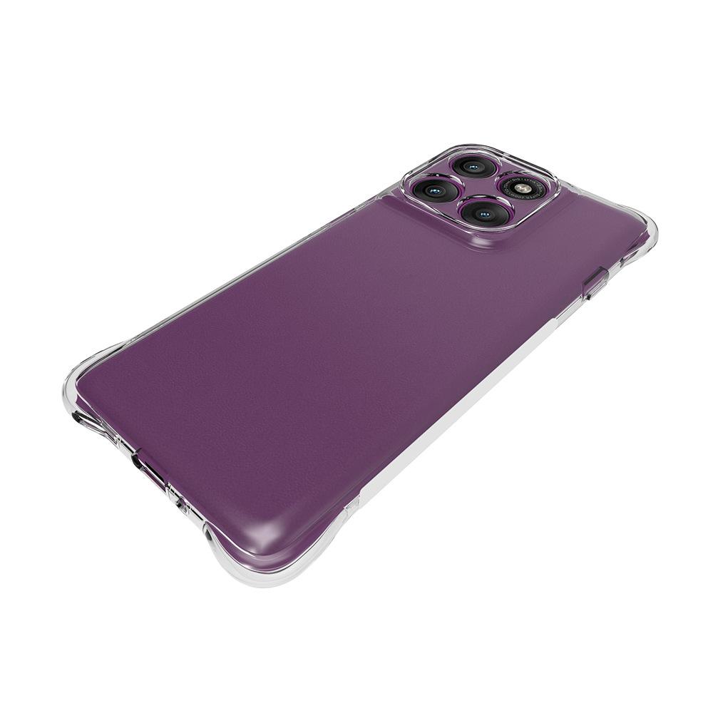 For Motorola Edge 60 Pro 5G Case WANLONFENG WL Series 2.0mm TPU Phone Cover with Tempered Glass Film