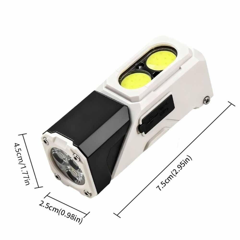 Wave Sensor Rechargeable Work Light Rotatable Head Magnetic Base Sensor Headlamp Rechargeable Dual Light Source Clip Work Light