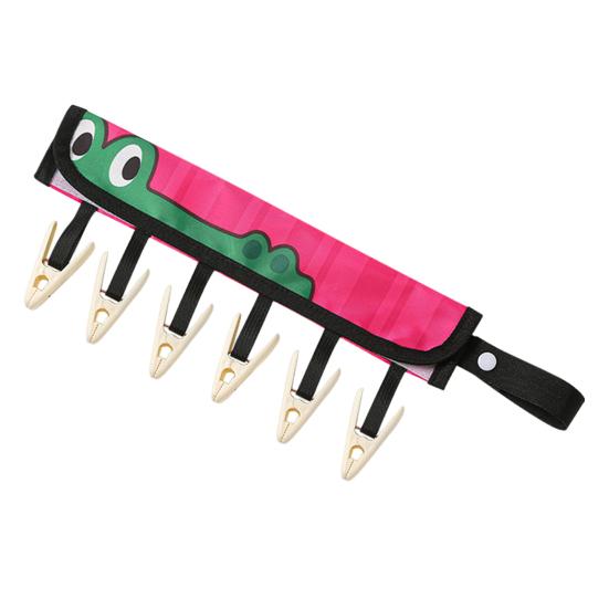 Portable Clothes Hanger Clothes Drying Hanger with 6 Clips Foldable Travel Laundry Organizer for Clothes Drying Rod Wardrobe Storage