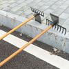Yousheng 2-in-1 Weeding Rake Garden Hoe And Rake Heavy Duty Hand Weeder Gardening Hoe for Weeding Soil Loosening Landscaping
