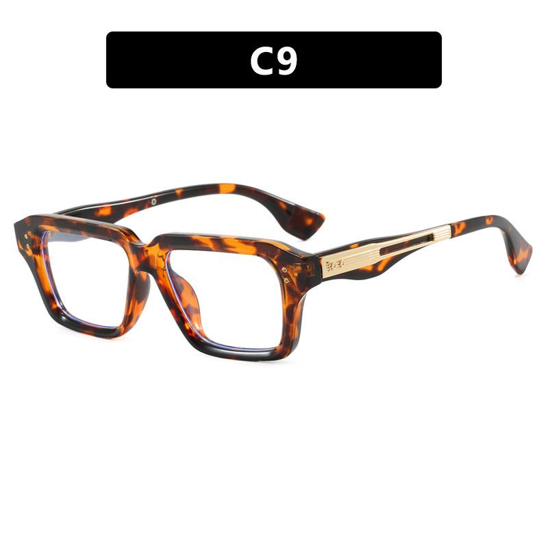 JYL Square Rivet Sunglasses UV400 Unisex Vintage Punk Driving / 5206