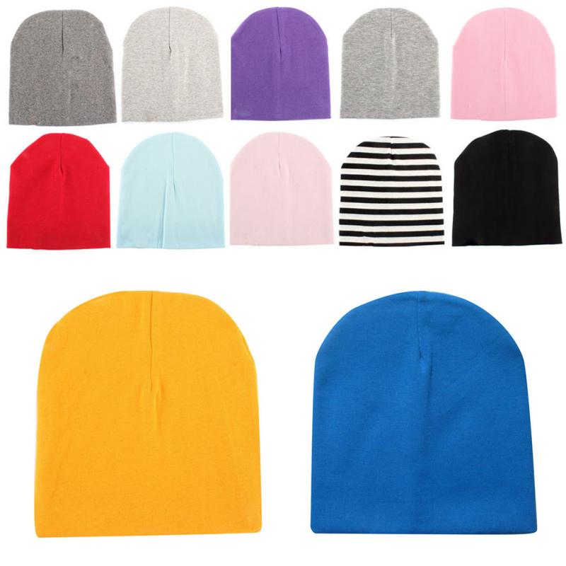 Nyfödd Småbarn Baby Pojke Flicka Småbarn Spädbarn Bomull Mjuk Söt Hatt Mössa