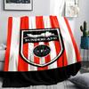 1pc Sunderland Print Flannel Blanket, High quality Comfortable for All Seasons, Home Decor, Warmth and Comfort, Perfect for Christmas Gifts90