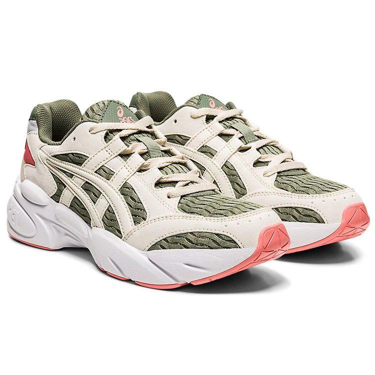 Asics Gel-Bnd Comfortable Low-Top Running Shoes Women sneaker White Green 1022A186-300
