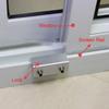 1/3/5pcs Sliding Window Locks Aluminum Alloy Window Stoppers Adjustable Window Door Frame Security Locks with Key for Home and Office