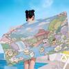 Cute Cartoon C-ChiikawaS Anime Beach Swimming Towel Soft Absorbent Washcloth Children's Gifts for Kids Travel Camping Gym