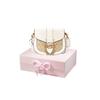 Coach Georgie PVC With Leather Saddle Bag, Shoulder Bag, Crossbody Bag Small Women's Beige & Light Khaki C2806-IMDQC