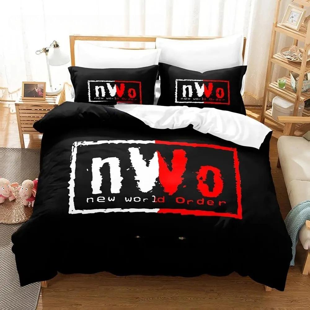 New The Best Of WWE Best Of nWo Bedding Set Cartoon Anime three-piece Set Adult Boys Bedroom Duvet cover Sets An Arena Contest