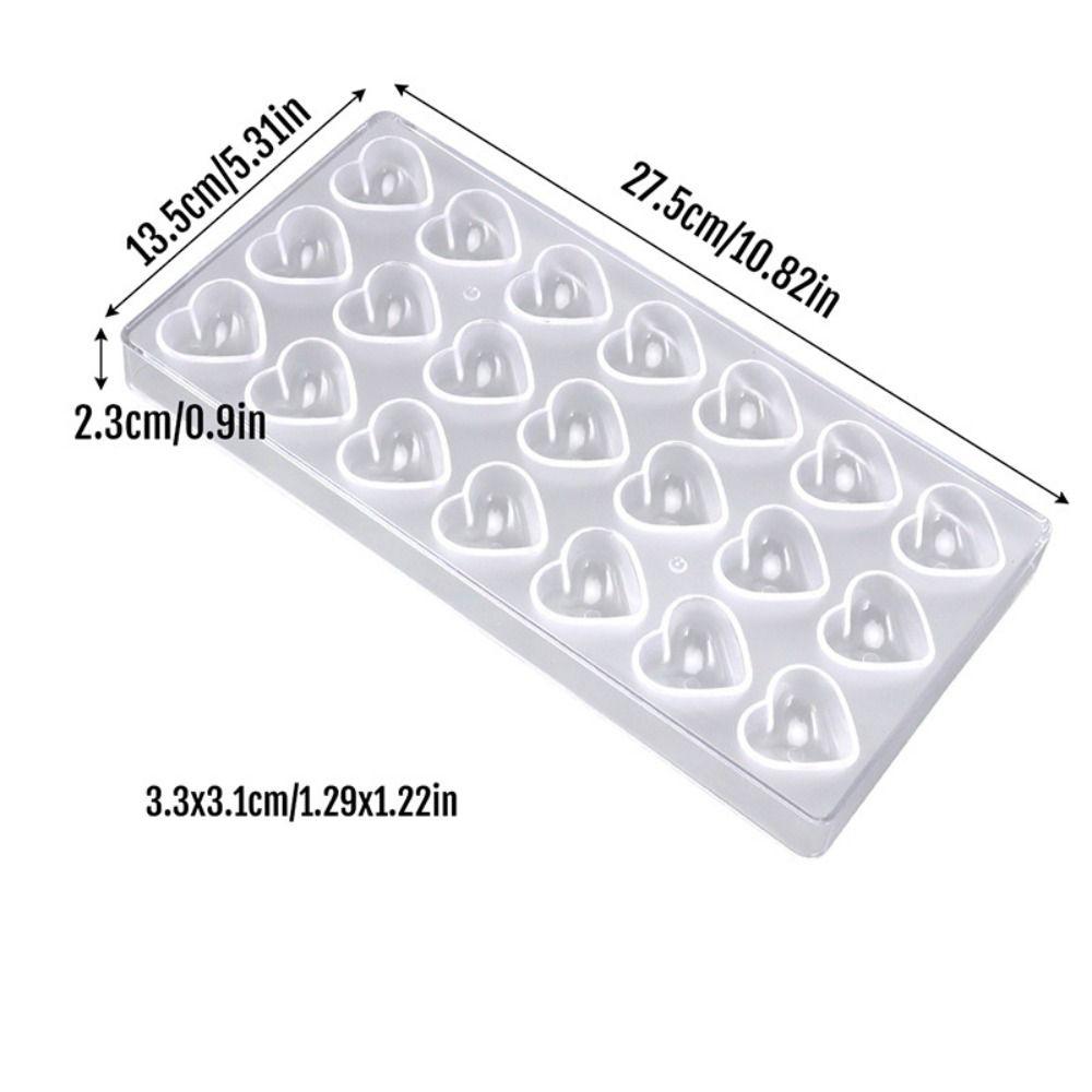 Handmade Sphere Chocolate Tools Transparent Bar Mould New Baking Pastry Tools Confectionery