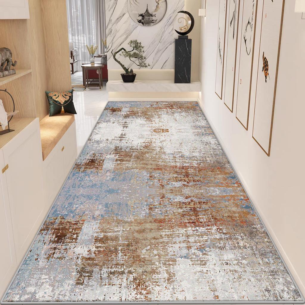 Modern Abstract Home Doorway Corridor Rugs Decoration Living Room Bedroom Long Runner Carpets Customizable Non-slip Long Mats