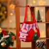 Santa Claus Printed Drawstring Pouch Party Decor Peace Fruit Sack Xmas Gifts Bag Candy Bag Handbag