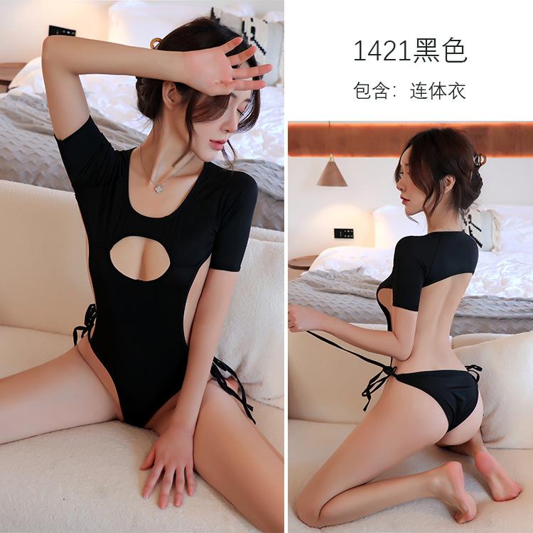 Sex Lingerie Sexy Transparent Onesie Pajamas Female Passion Uniform Seduction Pure Desire Suit