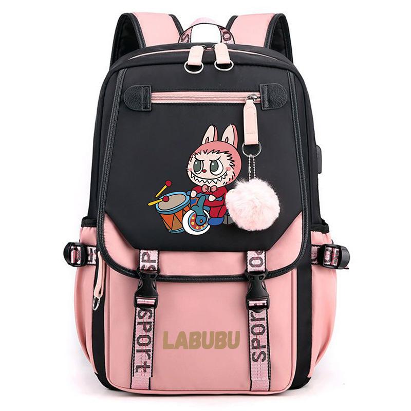 2024 New Labubu Labubu Primary School Schoolbag Boys 1236 Grade Boys Children Backpack
