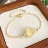 Natural Chalcedony Buddha Gong Laughing Buddha Set Pendant Bracelet Inlaid With New Chinese Jewelry High-End Women'S Style