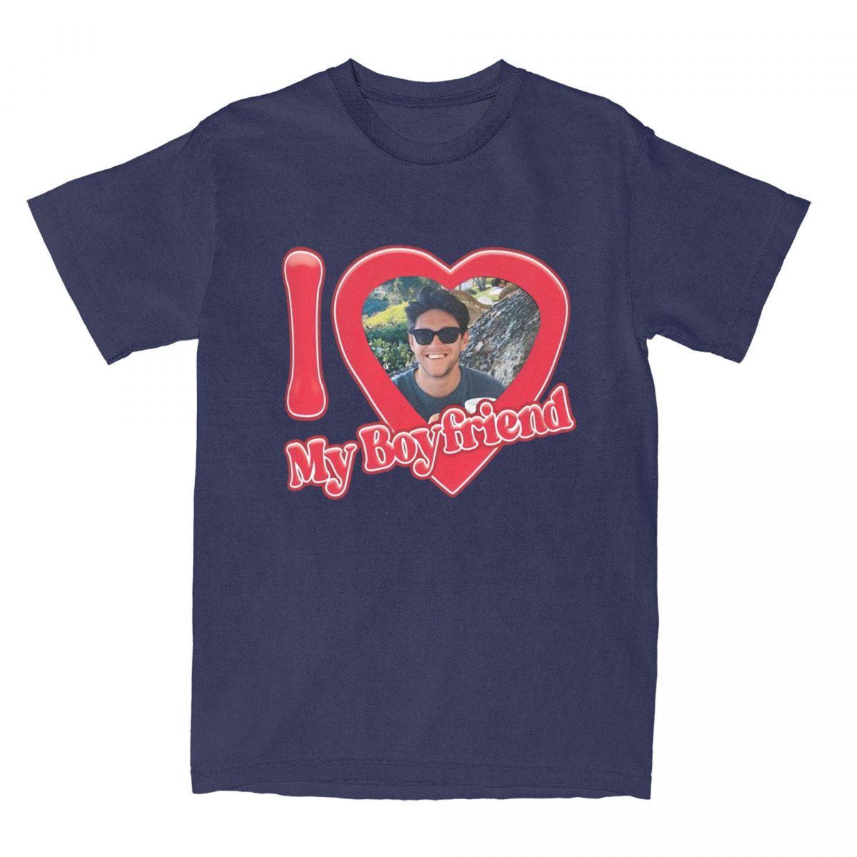 

Men TShirts I Love My Boyfriend Niall Horan Vintage Pure Cotton Tees Short Sleeve T Shirts Round Collar Clothes Plus Size 4XL