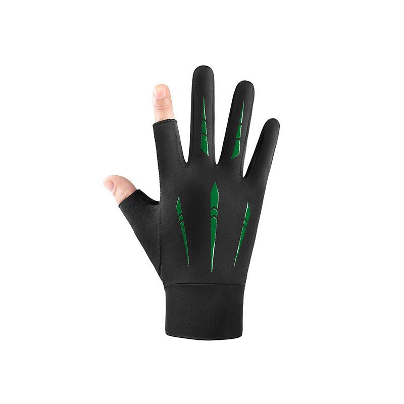 Fishing Gloves with Missing Fingers and Half Fingers, Cool Sunshade Gloves, Breathable Sports Fitness Cycling Gloves, Express Quick-drying Gloves