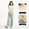 Hotwind Women's Tassel Hollow-out Knit Top