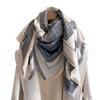 Fashion Imitation Cashmere Women'S Thickened Warm Shawl Flower Ball Simple Atmosphere High-End Scarf