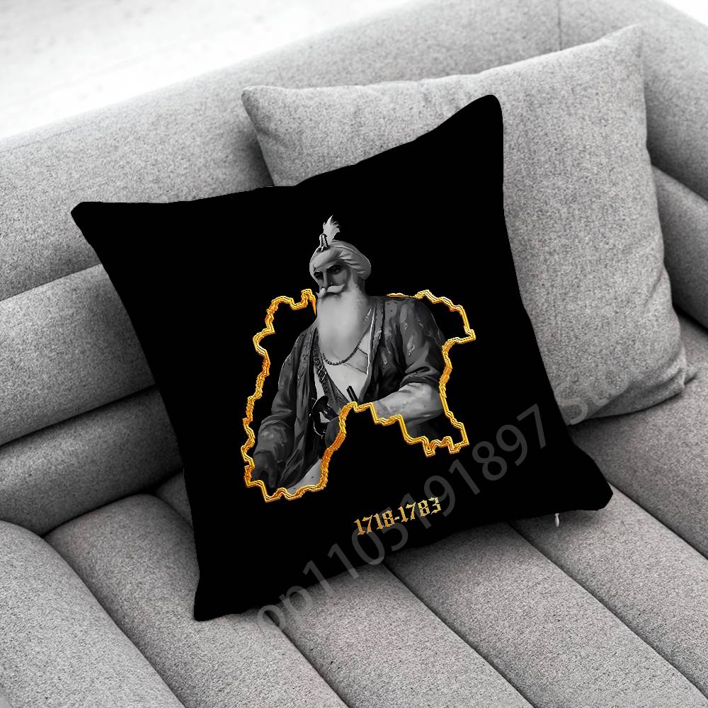 State India Punjab MAP Throw Pillow Case For 45x45cm 40x40cm 30x30cm 50x50cm 55x55cm Square Home Pillowcase Case 30cmx30cm