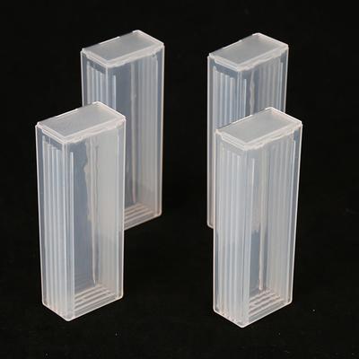 5Pcs Portable Laboratory Abs Plastic Microscope Slides Holder Storage Box Dispenser Box Plastic Microscope Slide Packing Box