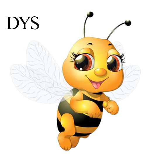Auto Sticker Muur Cartoon Bijenpatroon PVC Decal Koelkast Deur Decoratie voor Kleine