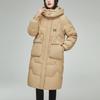 Women's Winter Coat, Warm and Stylish, Long-length, Thick and Hooded.