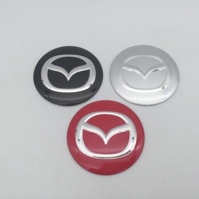 4 Stück für 56mm 60mm 65mm Autoemblem Radnaben-Mittelkappe Abzeichen Abdeckungen Aufkleber Decal Styling Auto Zubehör