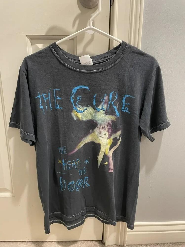

The Cure The Head On The Door Y2K Черный Цвет Репринт Футболка AN49603 Унисекс Футболка M