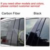 Dekorační lišty dveřních oken sloupků samolepky pro Peugeot 206 207 208 Citroen C2 301 307 308 2008 5008 2004-2023