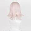 High Quality Nanami ChiaKi Cosplay Wig Short Gray Pink Scalp Heat Resistant Synthetic Hair Halloween Party Anime Wigs + Wig Cap