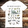 Dinosaurier Wilde Natur Prähistorisch T-Shirt Meme Geschenk Shirt Lustiges Tee Vintage Stil Ästhetik Unisex Gamer Kult Film Musik 6113