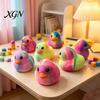 Gradient Duck Stress Relievers Rainbow Relief Toy, Slow Rise Colorful Squeeze Toy Soft Sensory Fidget Desk