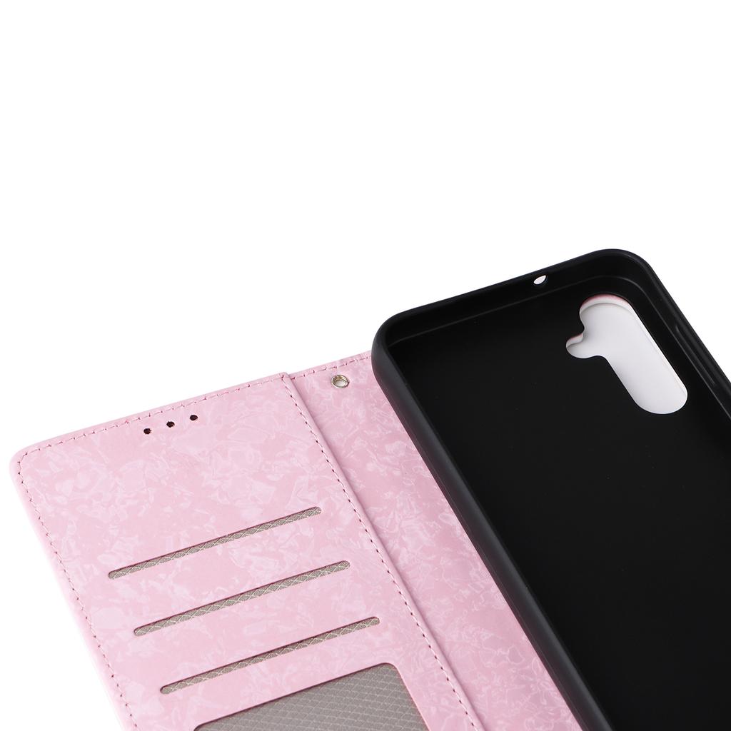 For Samsung Galaxy A16 5G/A16 4G Case RFID Blocking Flower Leather Phone Cover