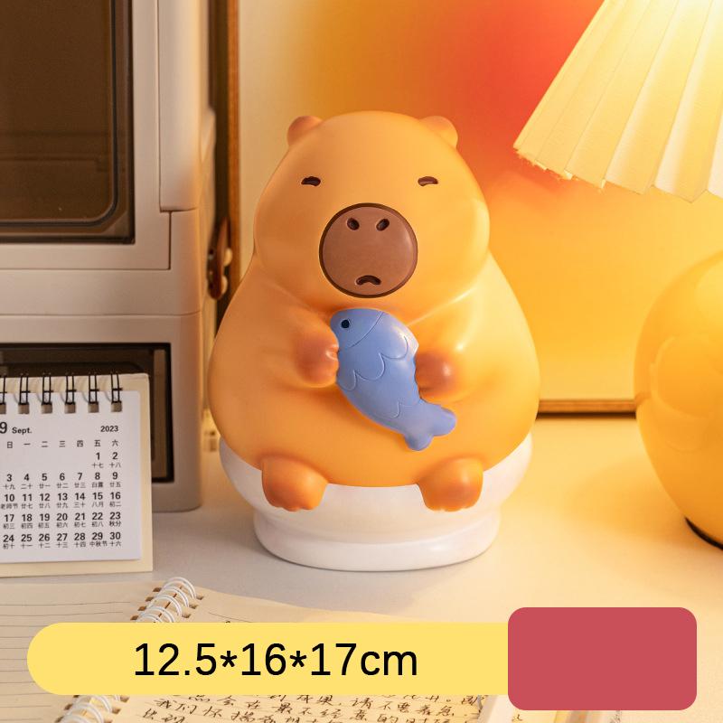 Cute Cartoon Capybara Piggy Bank Large Capacity Guinea Pig Piggy Bank Cash Savings Home Decoration Desktop Crafts Kids Gifts