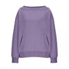 Women's Fashion Solid-Color Long-Sleeve Off-Shoulder Top Women's Fashion Solid Color Long-Sleeve Off-Shoulder Top