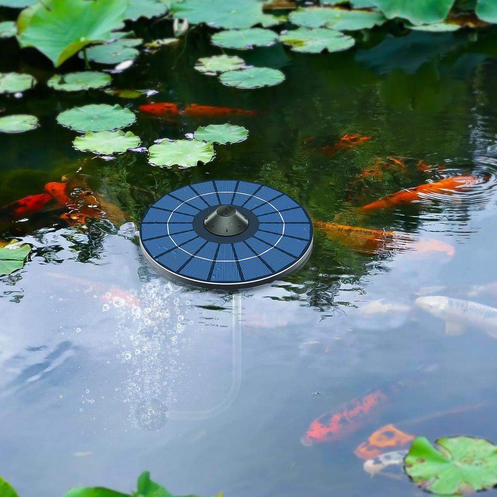 Battery-Free Solar-Powered Floating Oxygenator & Aerator for Garden Fish Tanks & Aquariums
