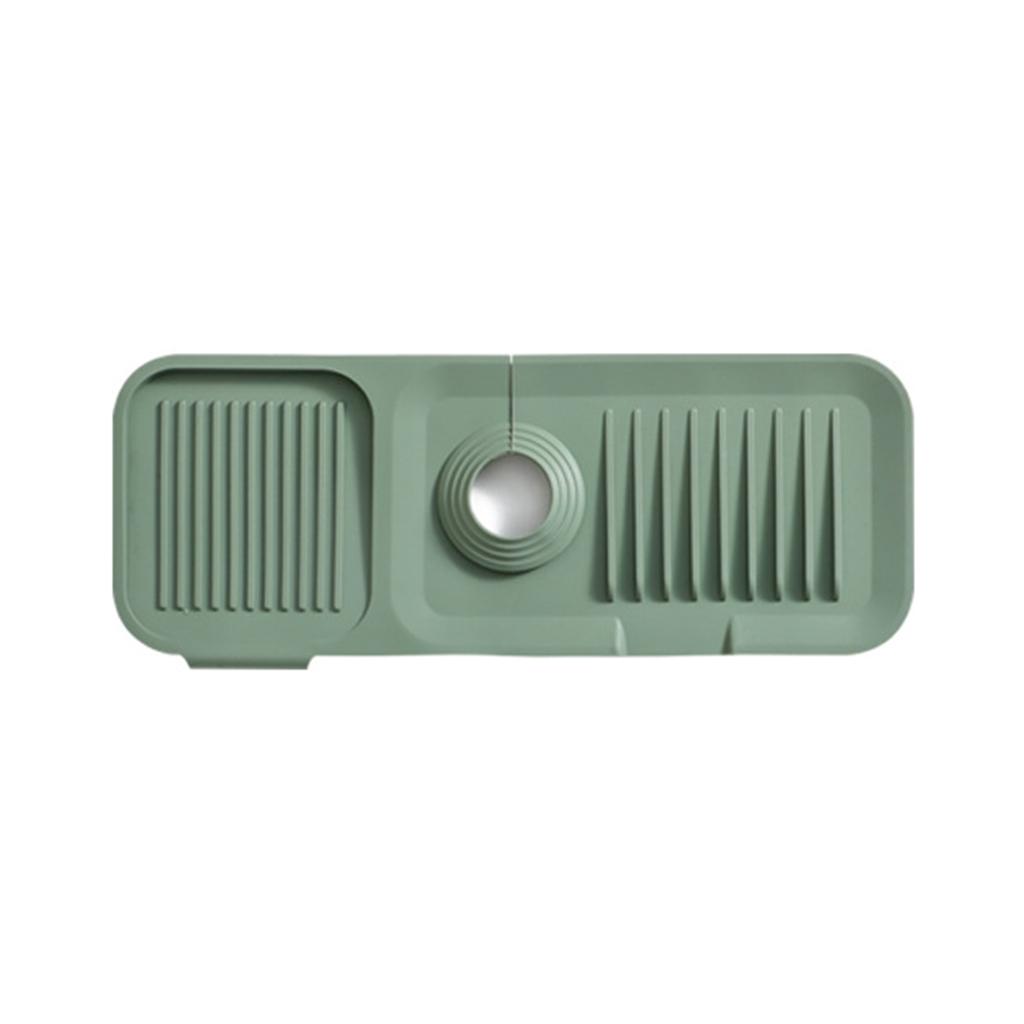 Silicone Faucets Water Catchers Mat Faucets Mat for Kitchen Sink Protectors Anti-splash Countertop Sink Draining Pad