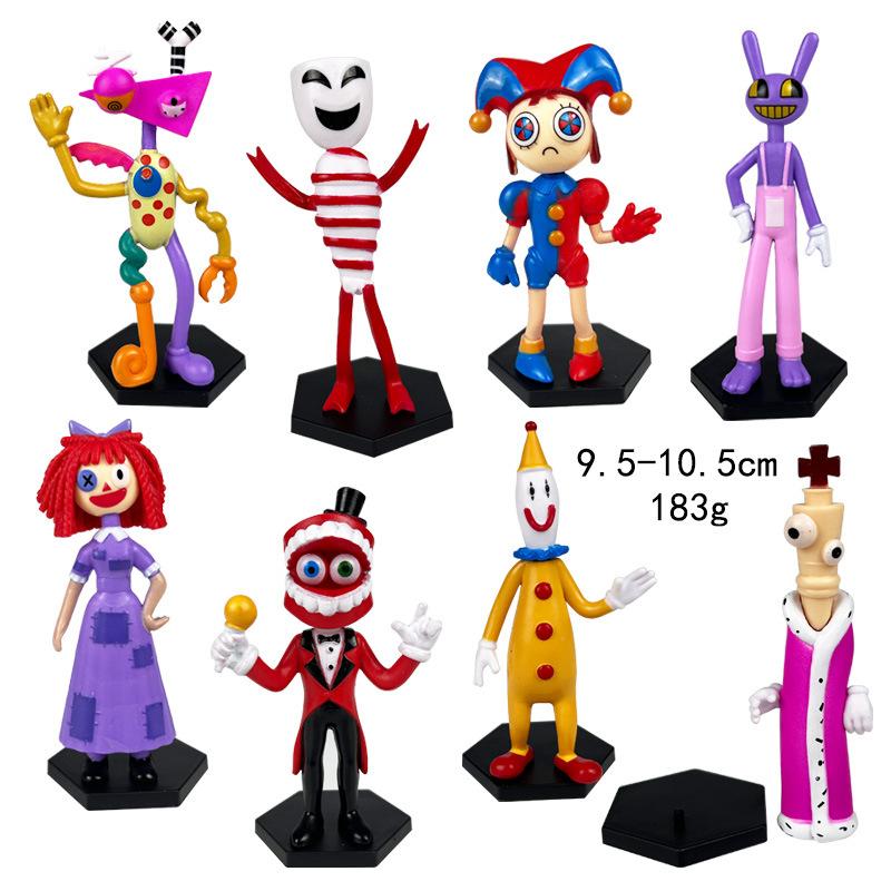 Nová Roztomilá Postavička ze Série The Amazing Digital Circus Kreslená Postavička Model Kreativity Stolní Hračka Merch Dárek pro Přátele