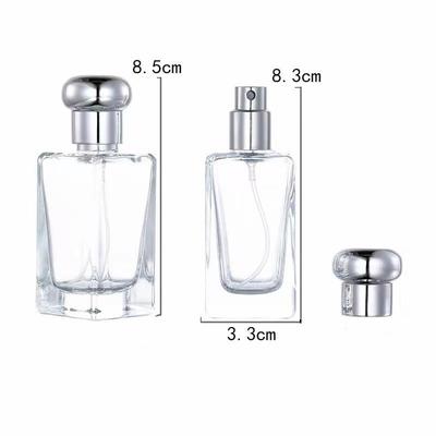 1 szt. Butelka z rozpylaczem Przenośny dozownik perfum Miniaturowy szklany rozmiar podróżny