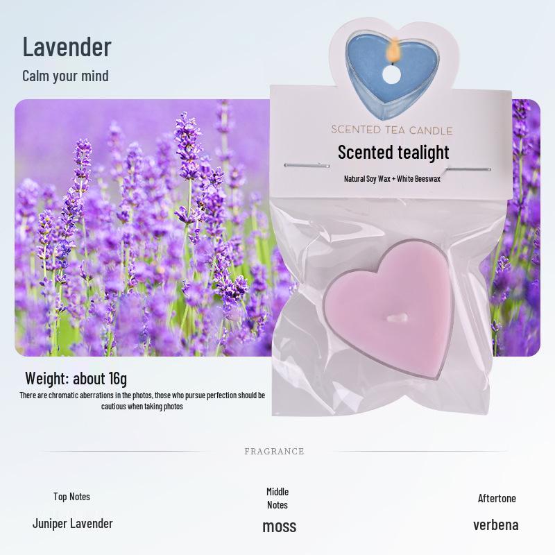 Handmade Mini Aromatic Tea Light Candles: Colorful, Romantic Birthday Gift