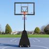 Tragbarer Basketballkorb, Höhenverstellung 3,05 m Basketballkorb & Korb, Basketballkorb Outdoor mit 1270 mm PC-Rückwand für Kinder, Erwachsene in