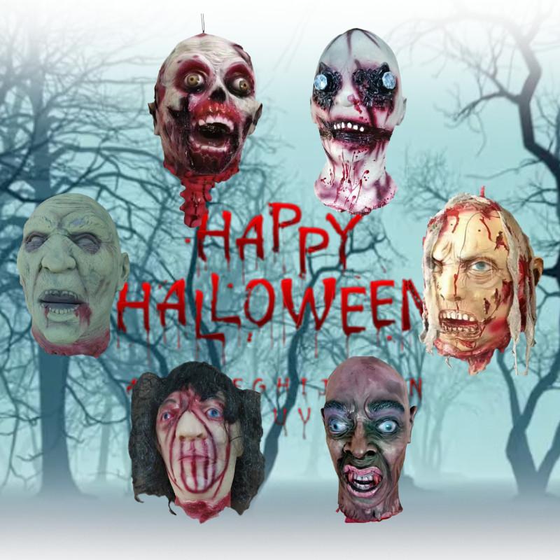 Headless Zombie Halloween Skull Ornament Prop Horror Party Decor Haunted House