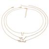 3Pcs 12 Constellation Pendant Necklace Exquisite Letter Horoscope Sign Jewelry