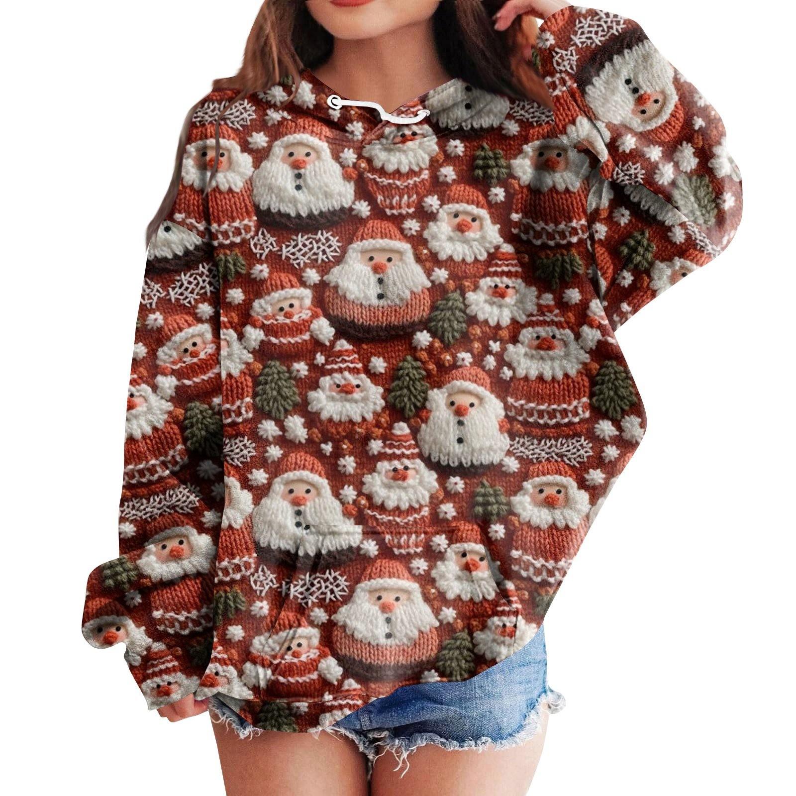 

Детские толстовки с капюшоном, свободные рождественские принты, спортивная рубашка с капюшоном, модная спортивная рубашка 160 винный